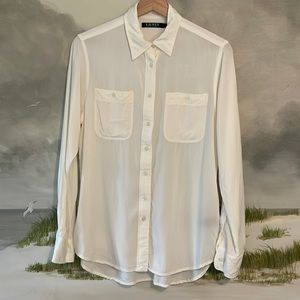 Lauren Ralph Lauren Ivory Button Down